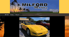 Desktop Screenshot of milford-motors.com